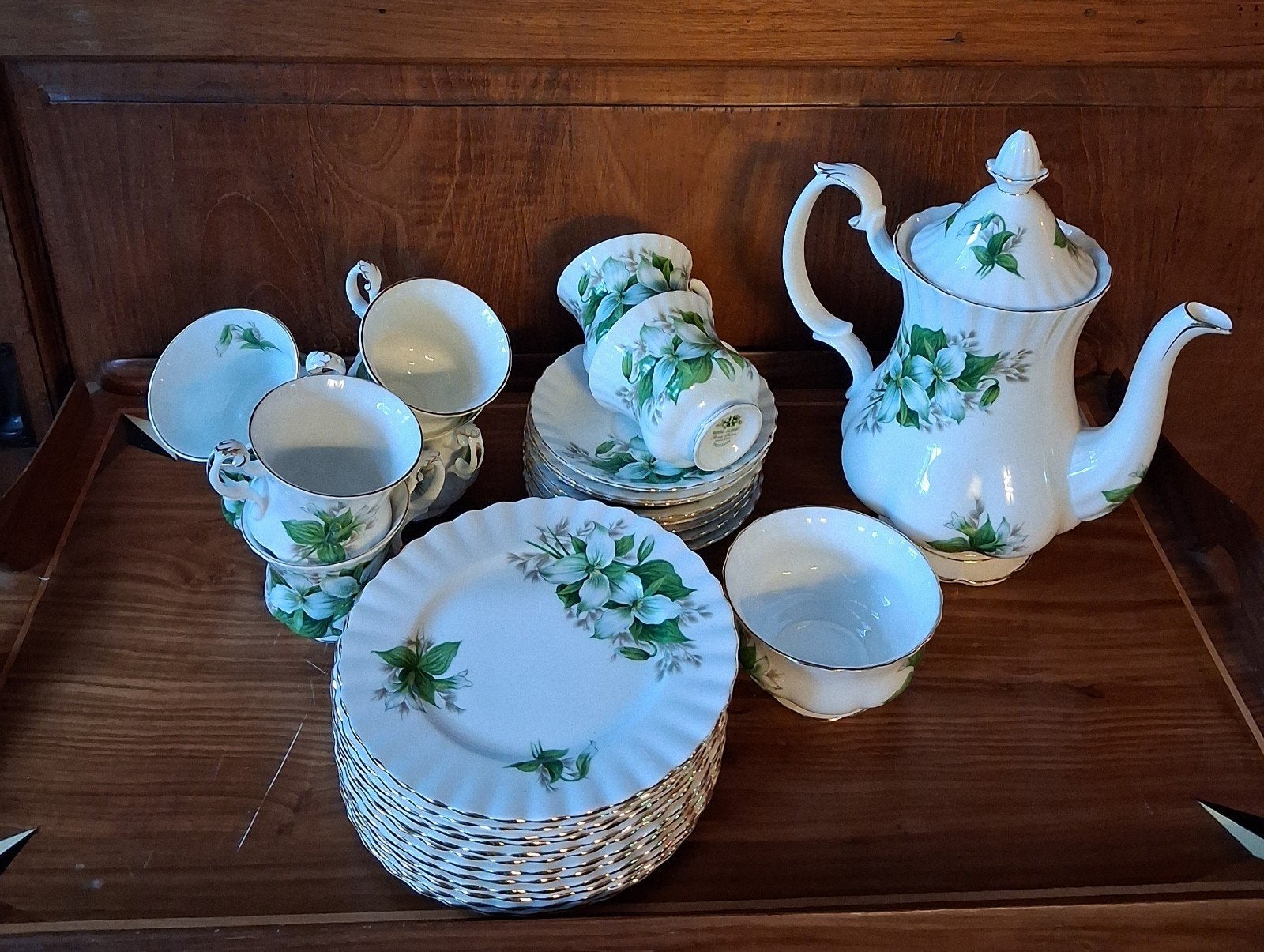 Royal Albert Trillium Theeservies, Ophalen of Verzenden