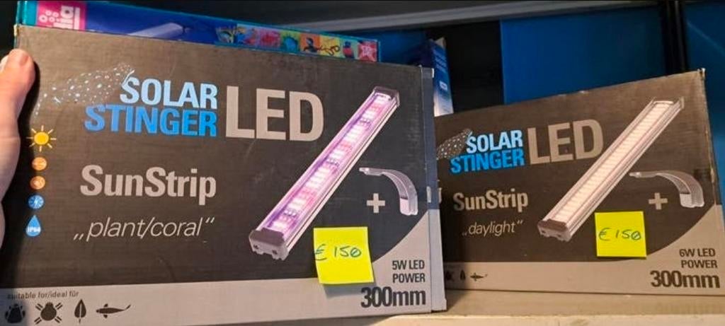 Aquarium lamp solar stinger led zee en zoet, Ophalen, Nieuw, Verlichting of Verwarming
