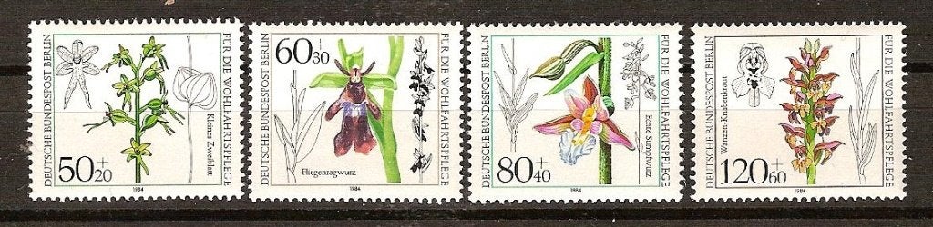 Berlin 724-727 postfris, Ophalen of Verzenden, BRD, Postfris