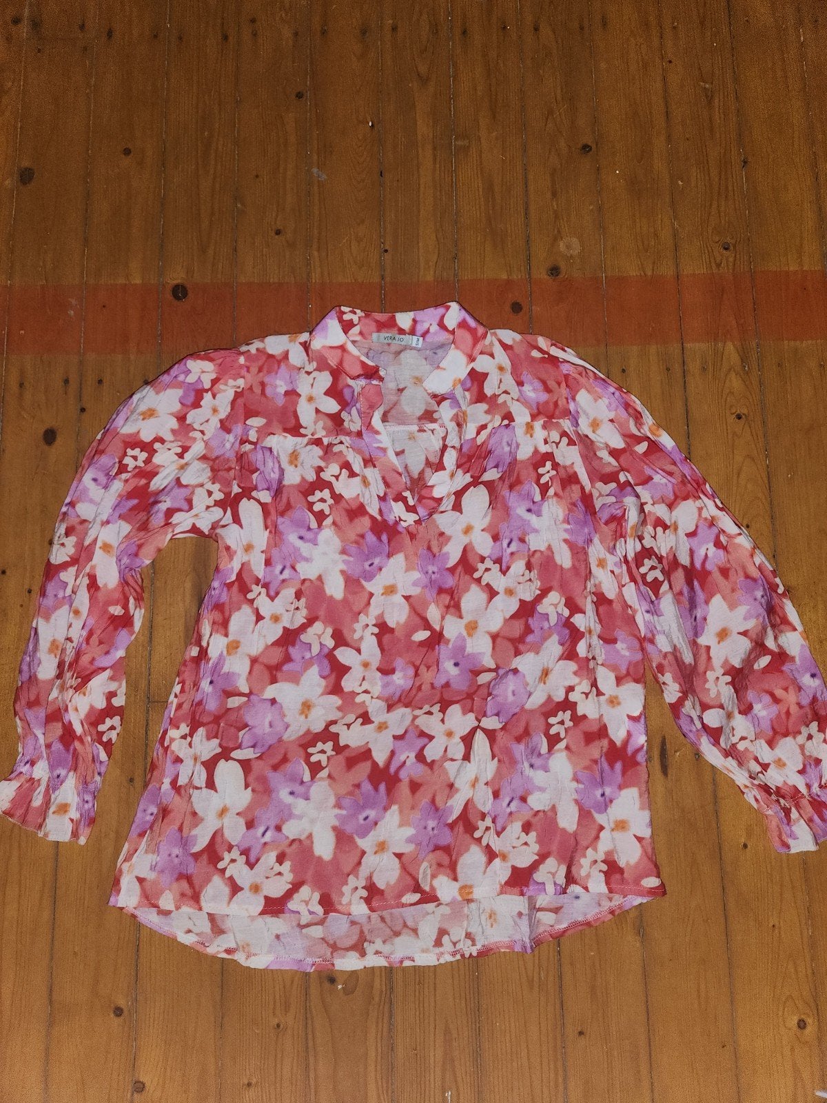 Oversized Blouse met Bloemenprint - Maat M Vera Jo, Kleding | Dames, Maat 38/40 (M), Meerkleurig, Vera Jo, Ophalen of Verzenden