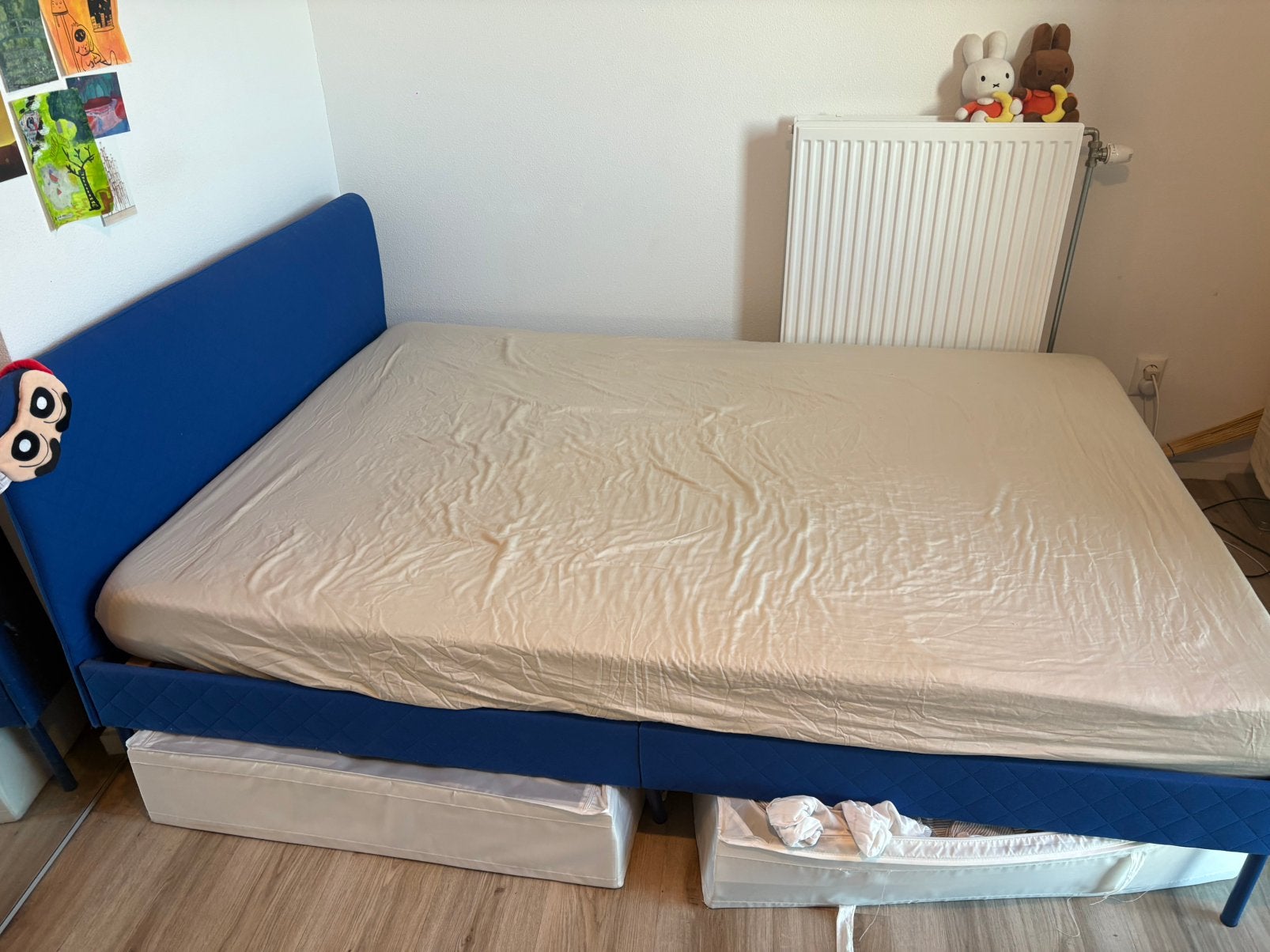 Ikea bedframe 140 x 200, Gebruikt, Ophalen of Verzenden, 100 cm of meer, Hoogslaper of Stapelbed
