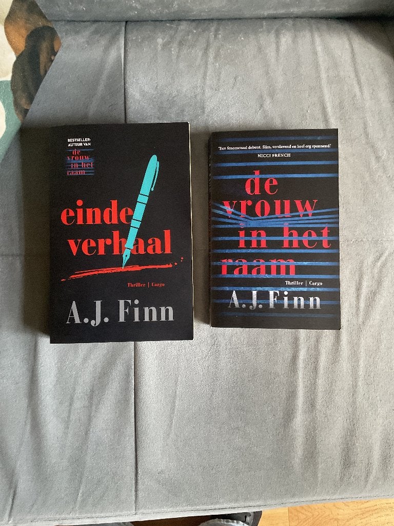 A.J.Finn 2 x, Ophalen of Verzenden, Zo goed als nieuw, A.J.Finn