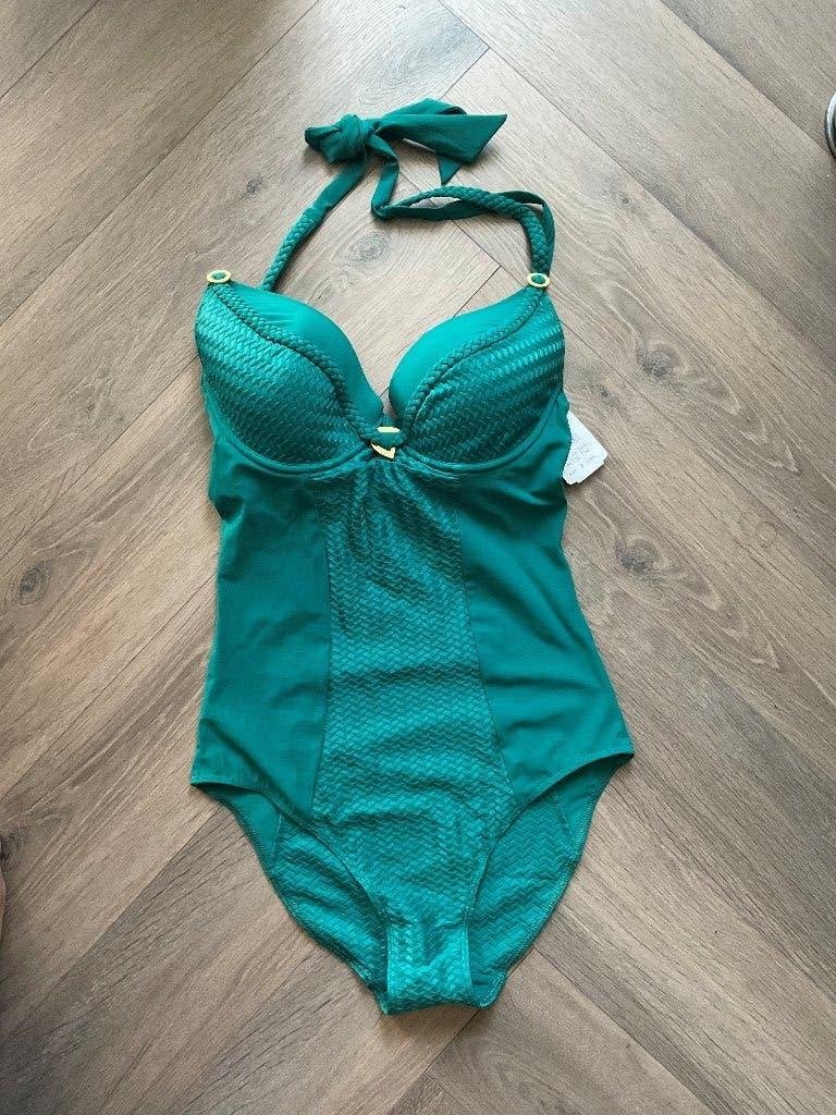 Aubade nieuw badpak smaragdgroen - 75D, Kleding | Dames, Badmode en Zwemkleding, Nieuw, Badpak, Ophalen of Verzenden, Aubade