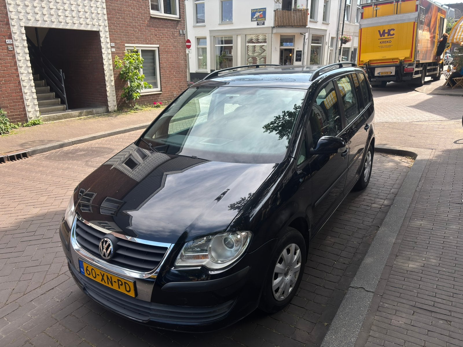 Volkswagen Touran 1.4 TSI 103KW 2007 Zwart 2e eigenaar, Voorwielaandrijving, Stof, 4 cilinders, Zwart