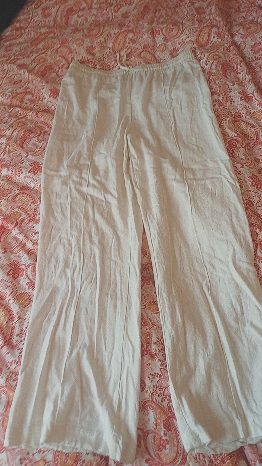Leuke damens broek, Ophalen of Verzenden, Zo goed als nieuw, Maat 42/44 (L), Lang