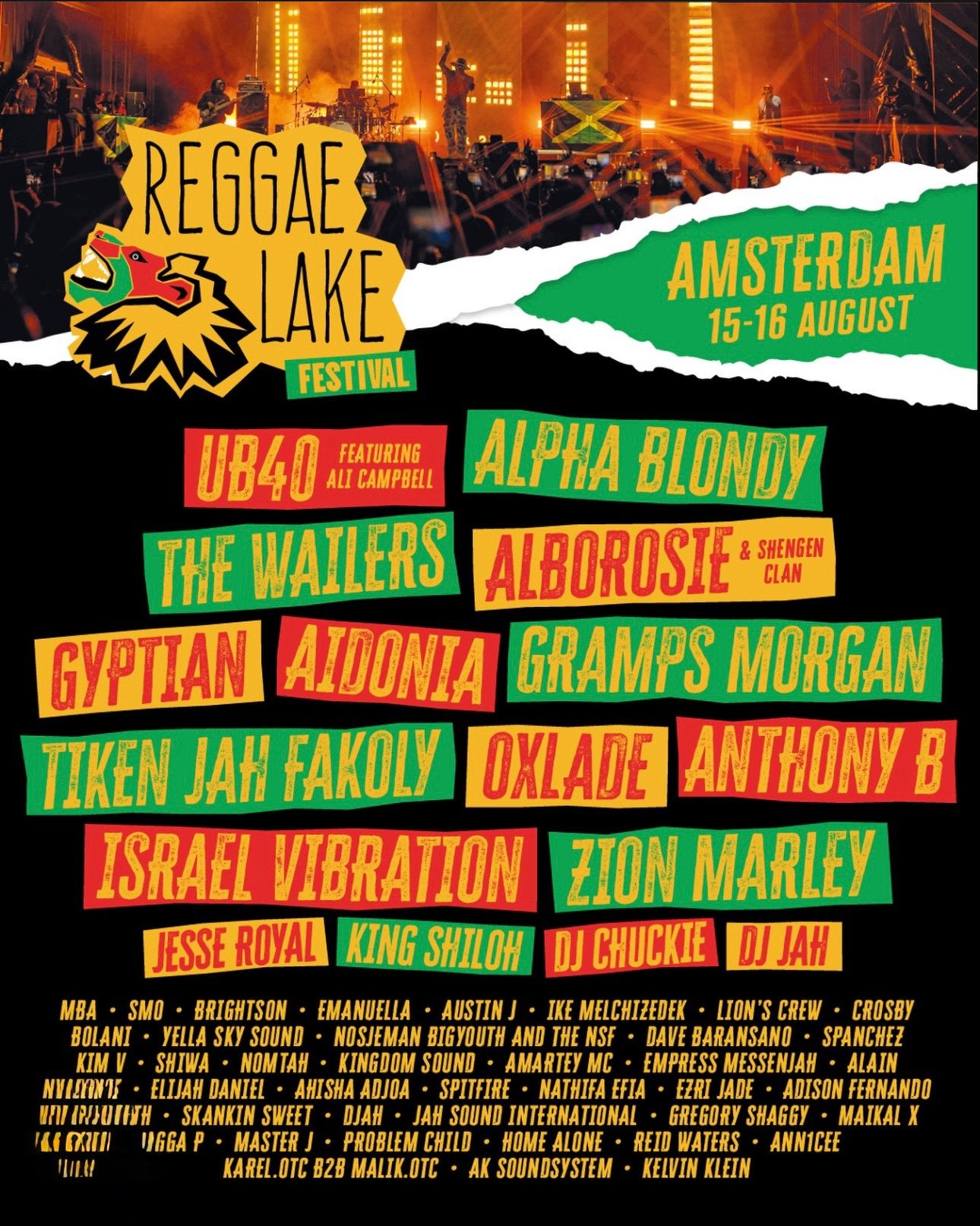 Reggae lake zaterdag & zondag tickets, Twee personen