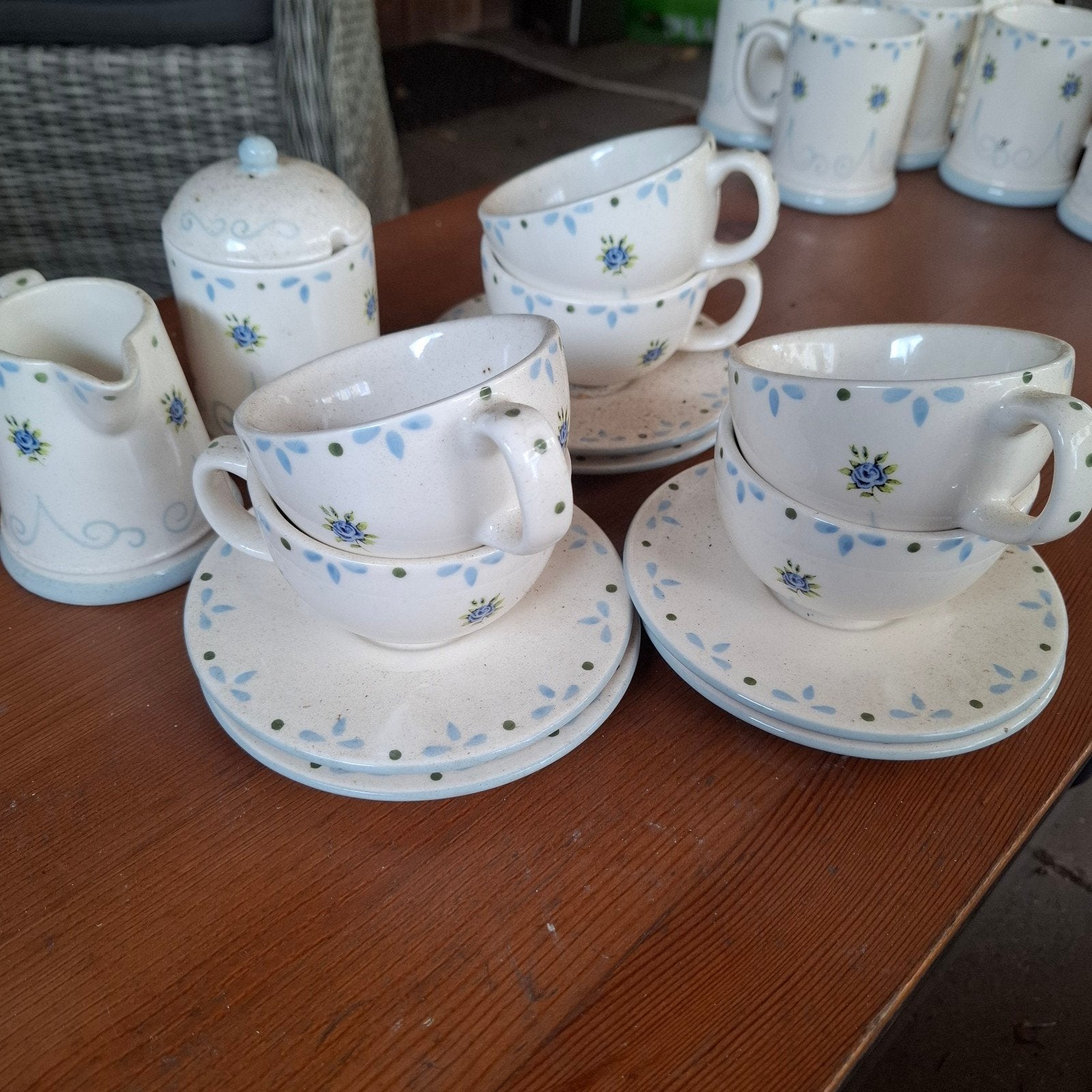 Jet by ter Steege servies set - 6 kopjes en meer, Ophalen