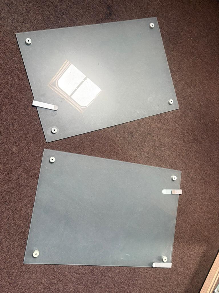 Glazen whiteboard, Ophalen, Gebruikt, Whiteboard
