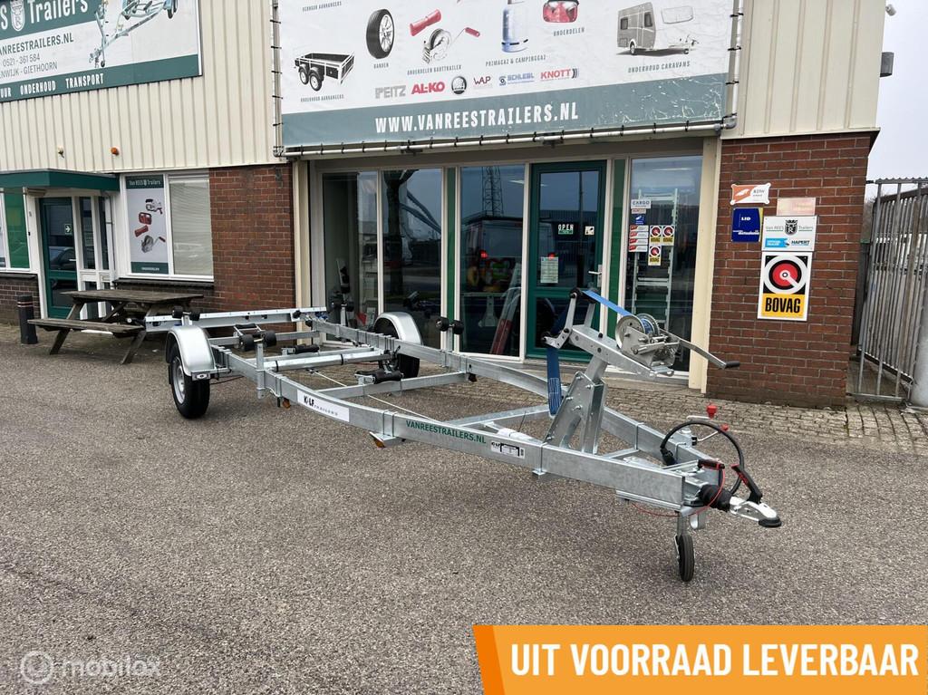 Kalf 62-1350 nieuwe boottrailer uit voorraad, Nieuw, Overige typen, Geremd