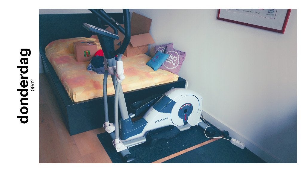crosstrainer met vele trianingsprogramma's, Ophalen, Zo goed als nieuw, Metaal, Crosstrainer