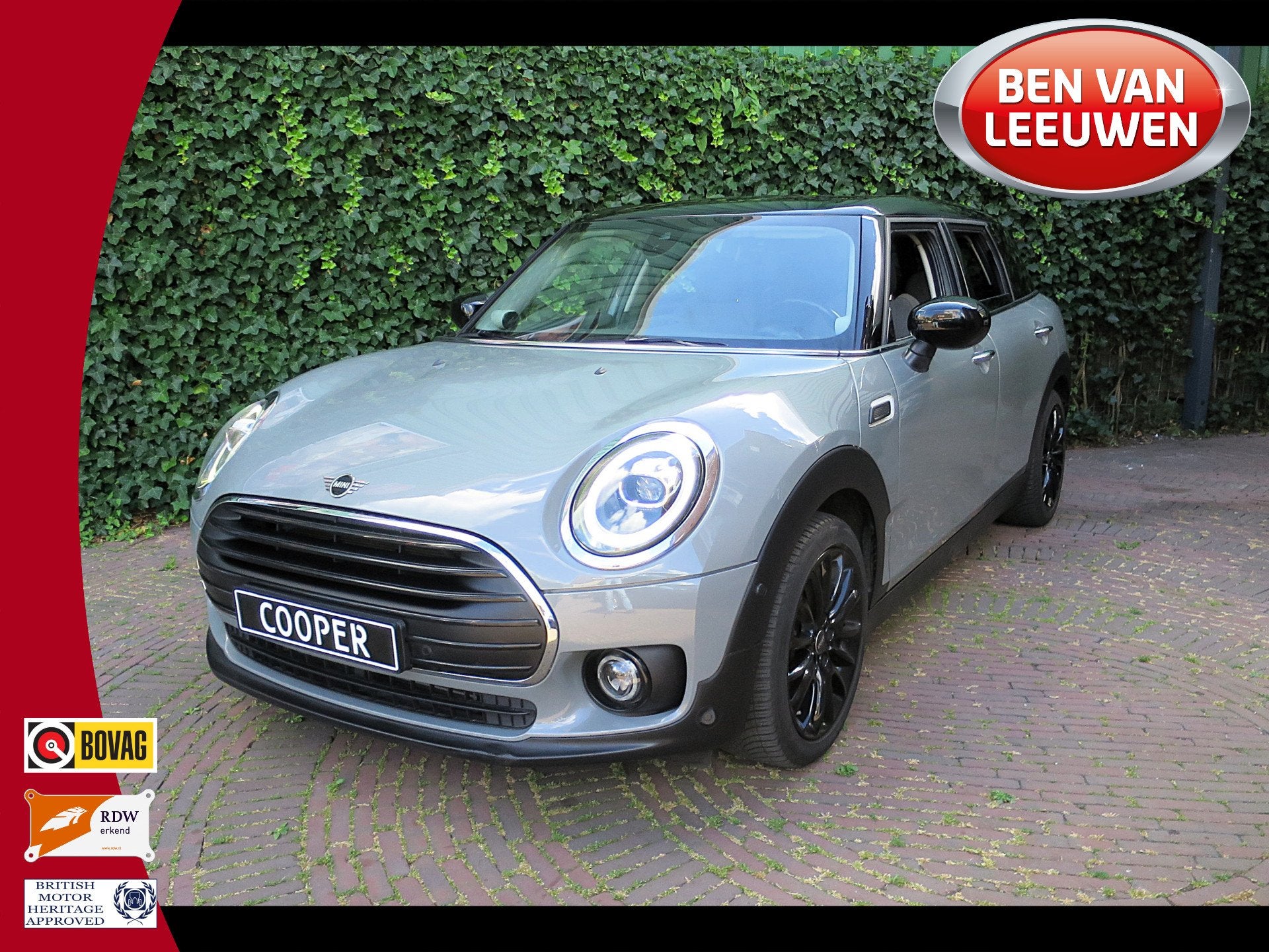 MINI Clubman 1.5 Cooper Chili F54 LCI aut. 1 eig, LED, HK, A, 12 maanden, Gebruikt, Leder en Stof, 1499 cc