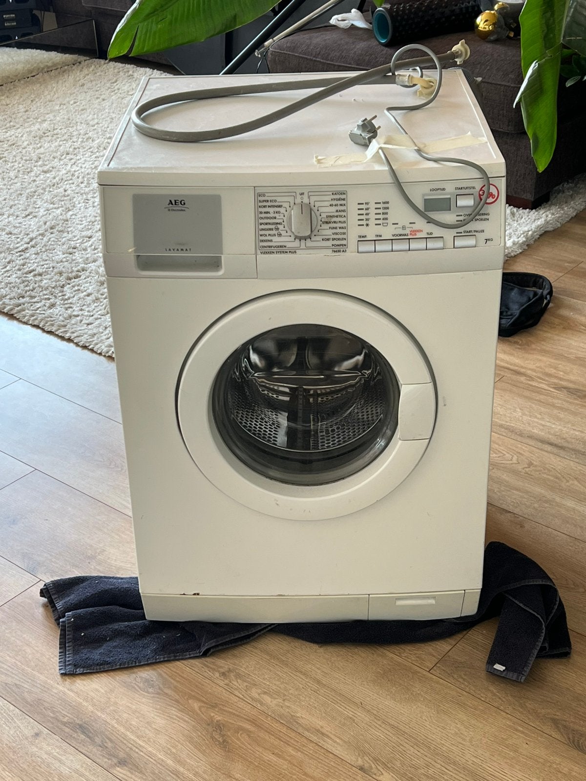 AEG Lavamat wasmachine, Witgoed en Apparatuur, Ophalen, Zo goed als nieuw, 1200 tot 1600 toeren, 85 tot 90 cm