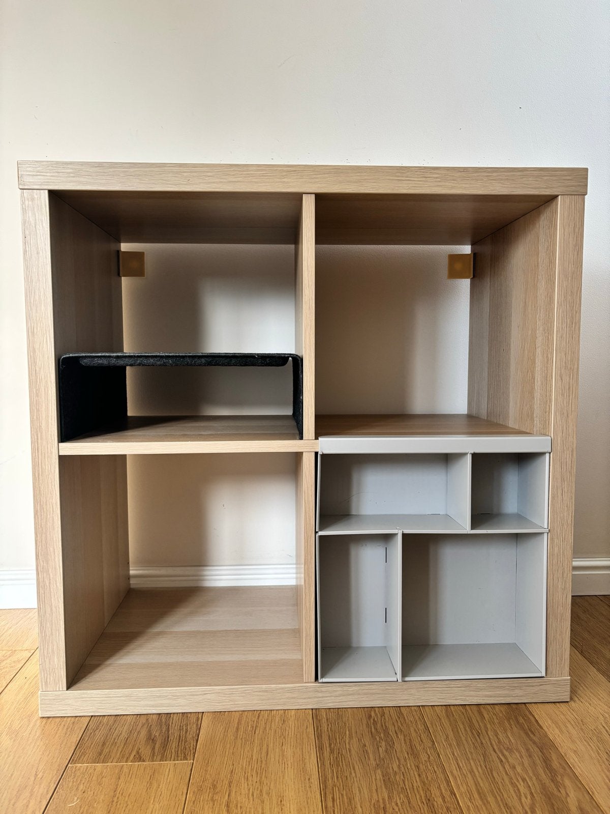 IKEA KALLAX 2x2 vakkenkast eikenhout look, Ophalen, Gebruikt