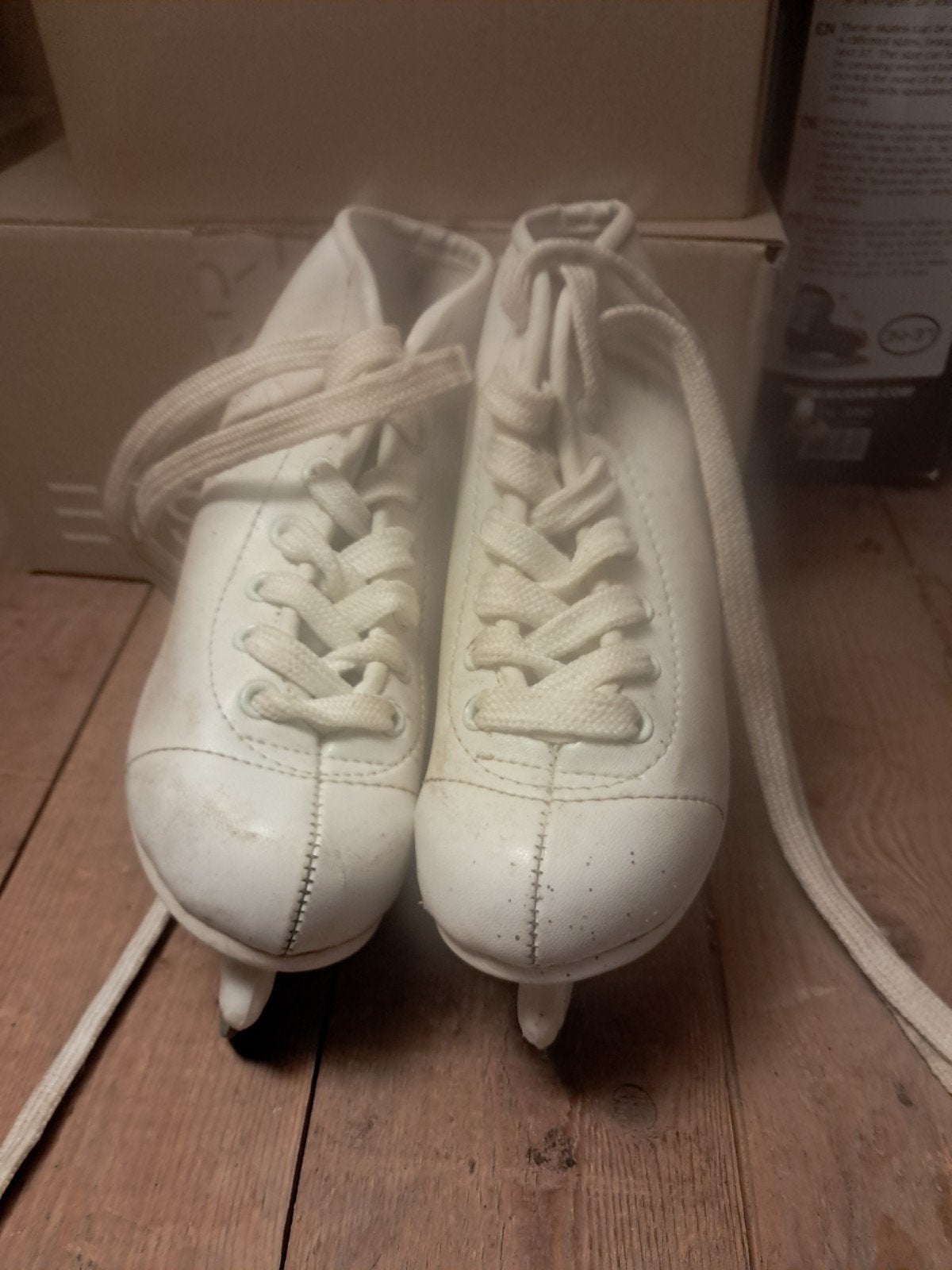Witte kunstschaatsen - Maat 30, Ophalen of Verzenden, Gebruikt, Kunstschaatsen, Overige merken