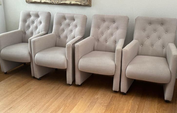 4 URBAN SOFA fauteuils,type Bordeaux., Ophalen, Overige kleuren, Zo goed als nieuw, Vier
