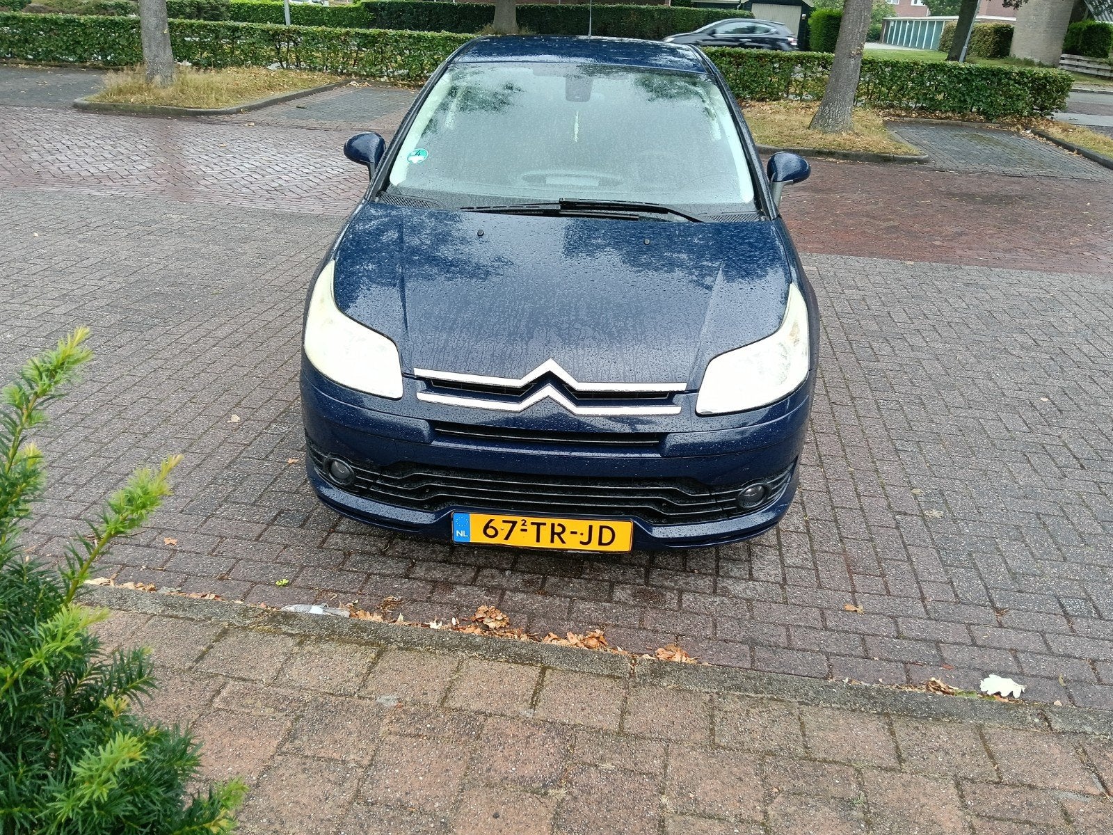 Citroën C4 1.4 16V Coupe 2007 Blauw, Auto's, Voorwielaandrijving, 1360 cc, 4 cilinders, Blauw