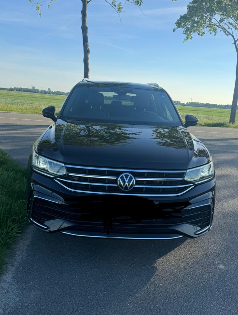 Tiguan allspace 7p 3x R-Line 1,5 tsi 2023, Automaat, 150 pk, Zwart, Leder