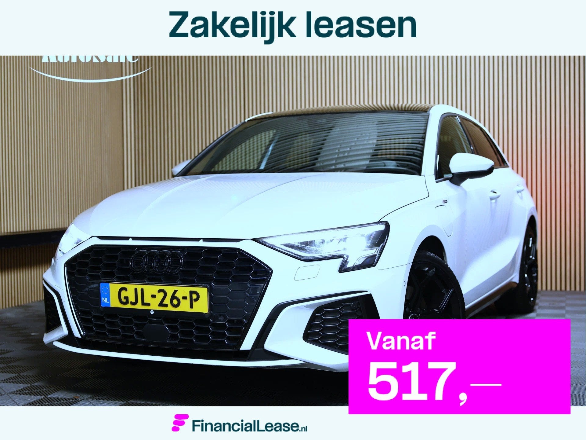 Audi A3 Sportback 40 TFSI e S-Line PANO VIRTUAL CARPLAY LEDE, 4 cilinders, Leder en Stof, Wit, Plug-in hybride