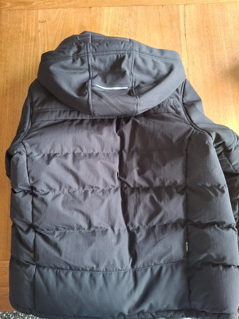 Zwarte winterjas jongens, Ophalen of Verzenden, Zo goed als nieuw, Maat 170