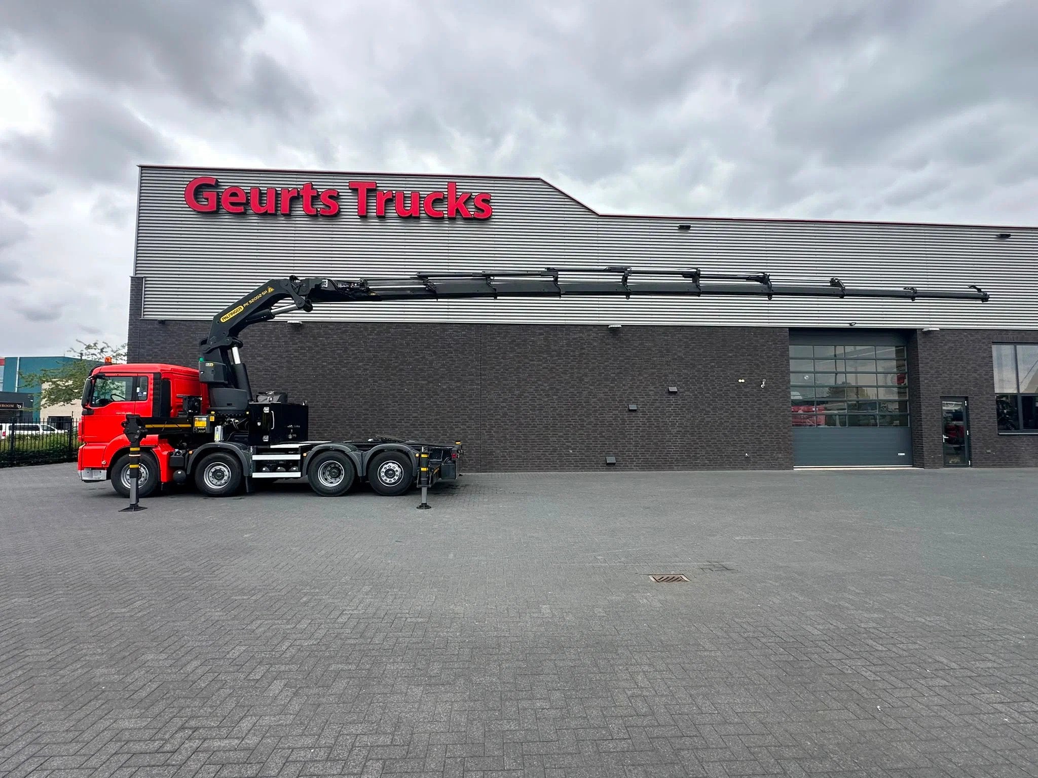 MAN TGS 35.480 8X2 TREKKER + PALFINGER PK 92002-H KRAAN/KRAN, Auto's, Vrachtwagens, Automaat, Euro 5, Overige kleuren, MAN
