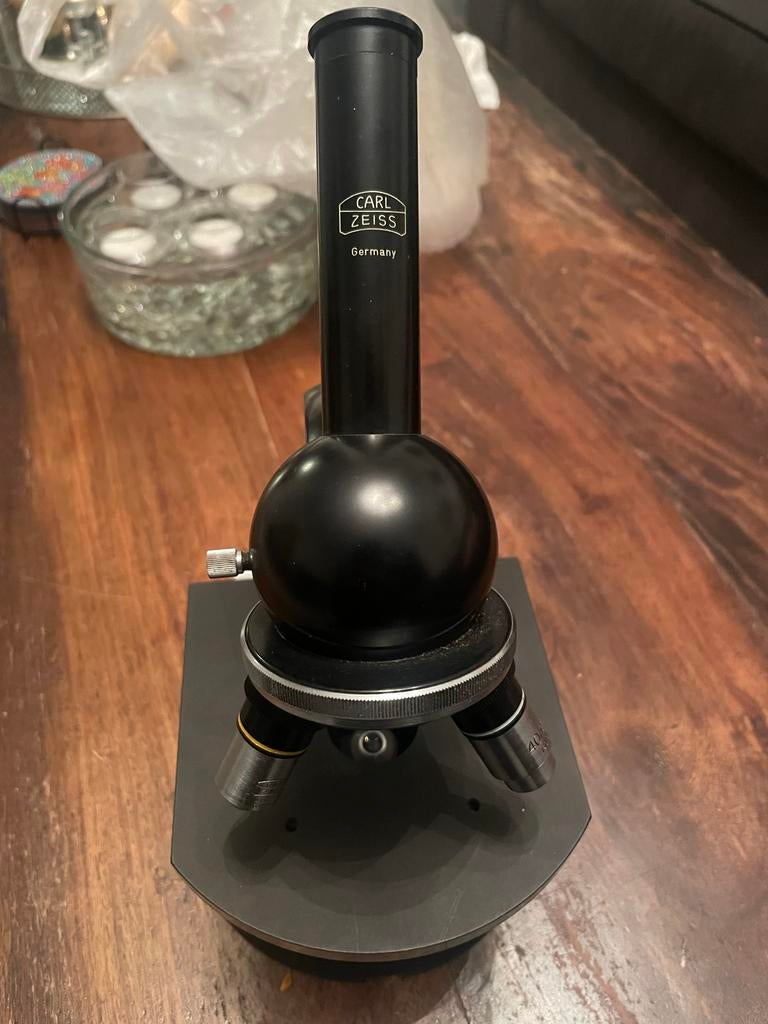 Carl Zeiss Biologische Microscoop - Vintage Duitsland, Audio, Tv en Foto, Optische apparatuur | Microscopen, Ophalen of Verzenden