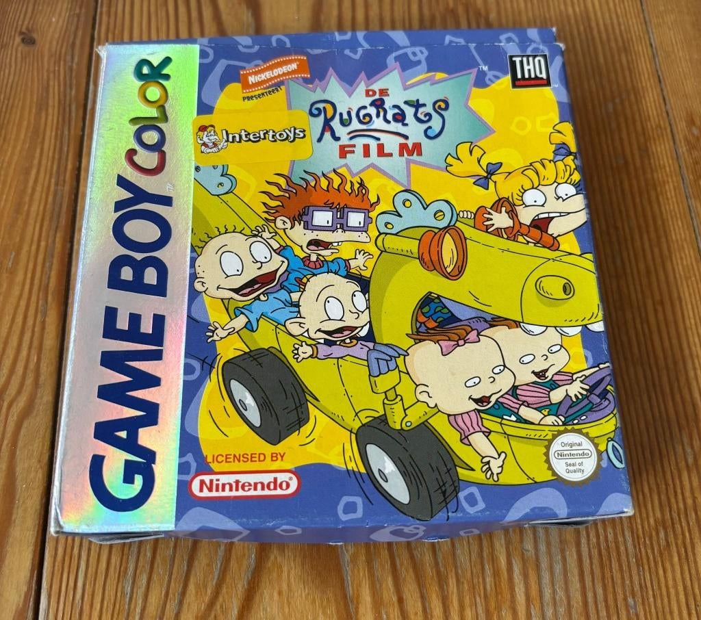 De Rugrats Film - Game Boy Color (GBC) met doosje, Avontuur en Actie, Gebruikt, 1 speler, Ophalen of Verzenden