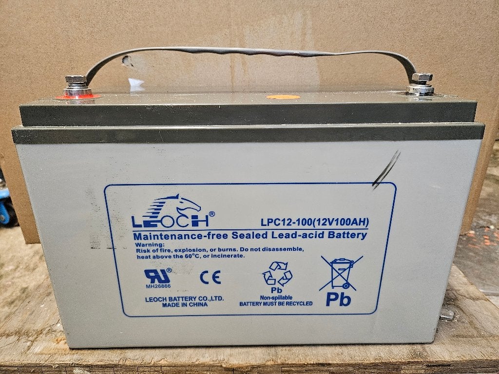 12 Volt 100 Ah Accu, Auto-onderdelen, Accu's en Toebehoren, Ophalen, Gebruikt