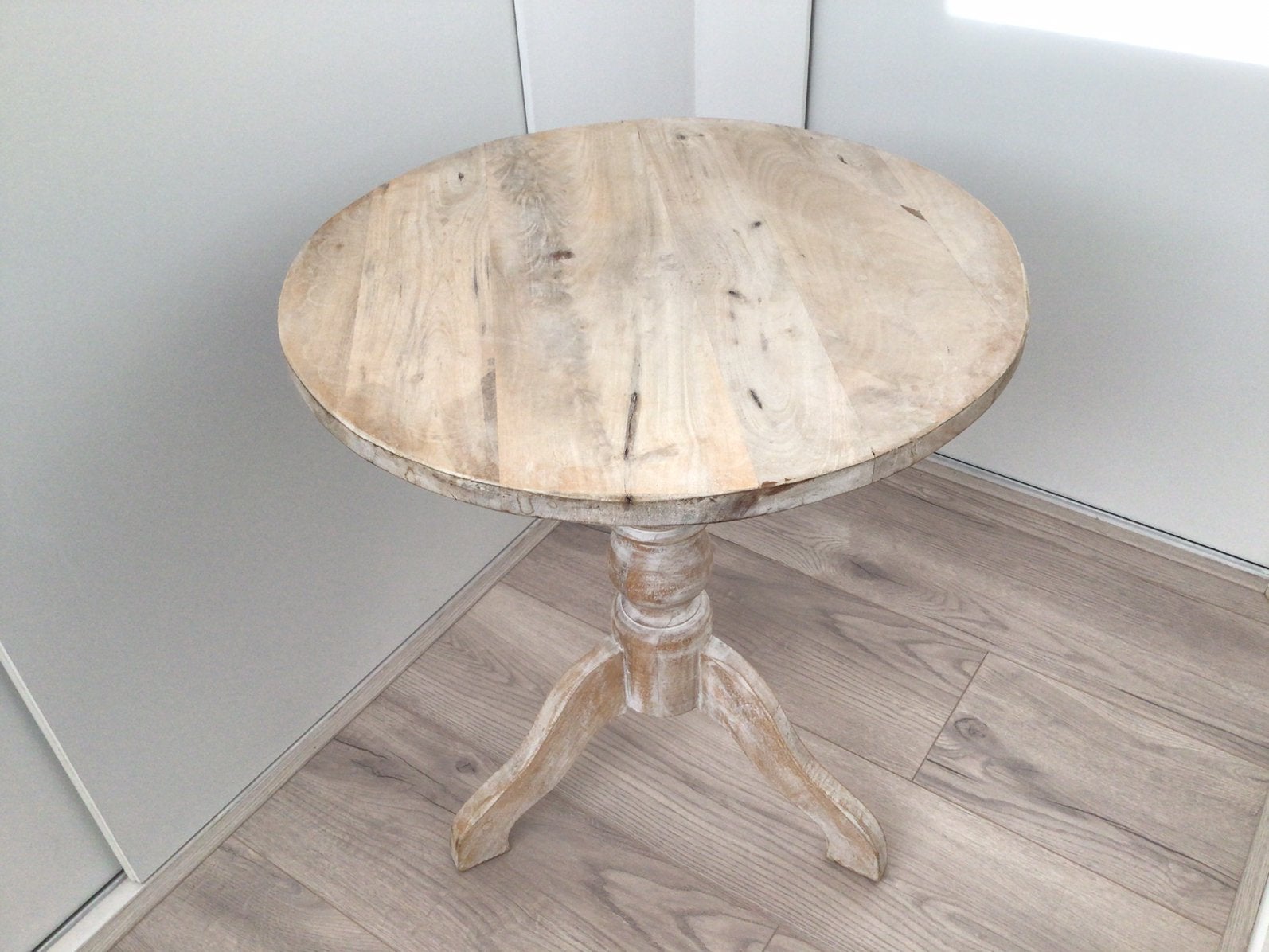 Ronde wijntafel, Huis en Inrichting, Ophalen, Gebruikt, Rond, 60 cm of meer