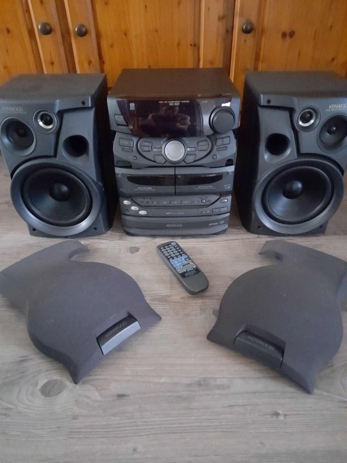 Kenwood XD-501 Mini Hifi Component Systeem met Speakers, Audio, Tv en Foto, Ophalen, Gebruikt, Cassettedeck, Losse componenten