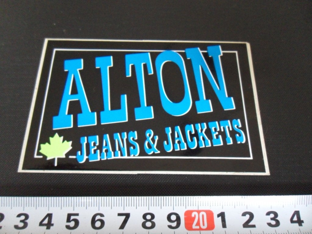 sticker ALTON jeans & jackets, Ophalen of Verzenden, Zo goed als nieuw
