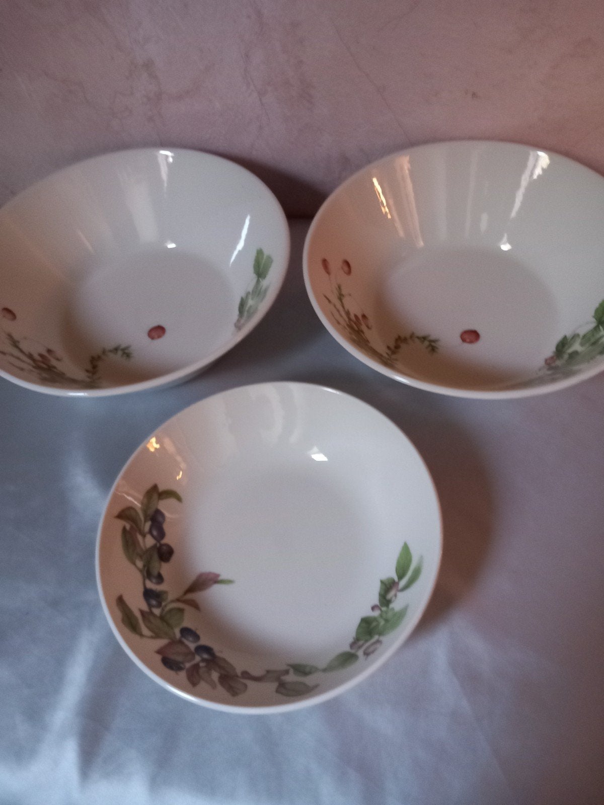 Marjolein Bastin Libelle bosvruchten servies schalen, Ophalen of Verzenden