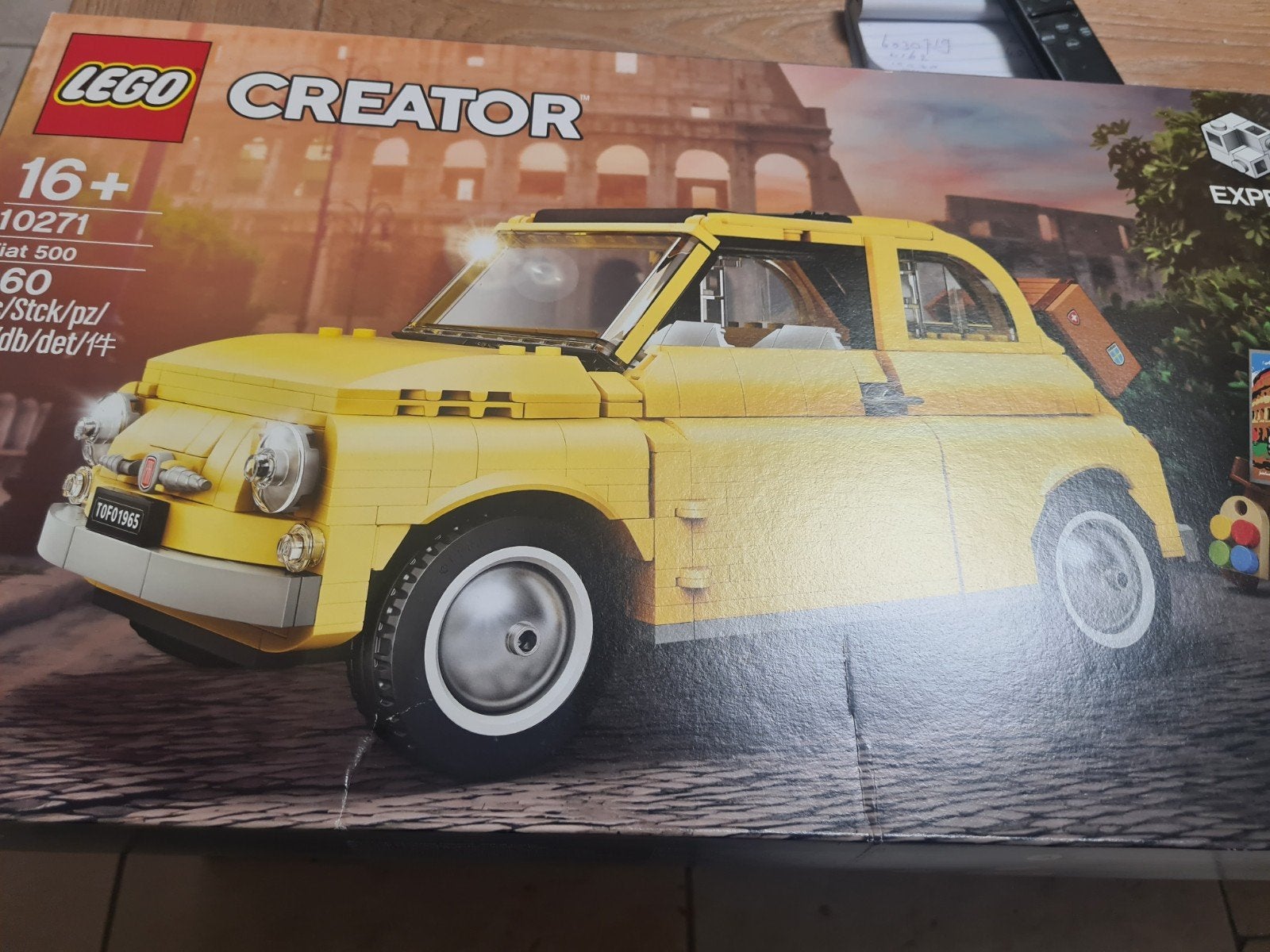 LEGO Creator Expert Fiat 500 (10271) - Nieuw, geseald, Ophalen of Verzenden, Nieuw, Overige merken