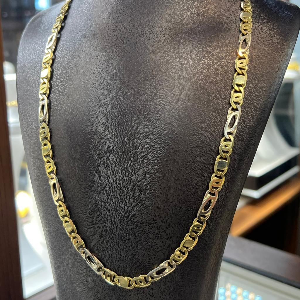 18 karaat gouden ketting massief 65 gram, Ophalen of Verzenden, Zo goed als nieuw, Goud