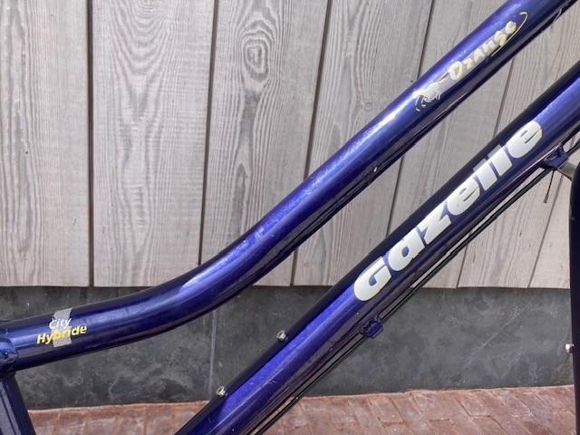 Gazelle damesfiets met Schwalbe fietsbanden, Fietsen en Brommers, Ophalen, Gebruikt, Velgrem, Versnellingen