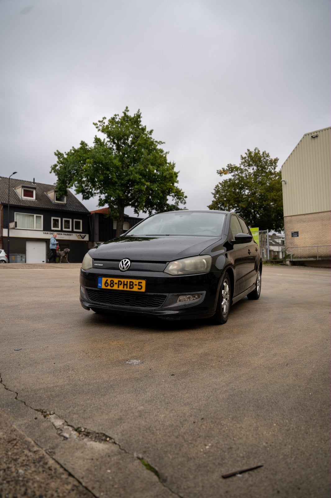 Volkswagen Polo 1.2 TDI 75PK 5D Bluemotion 2010 Zwart, Auto's, Voorwielaandrijving, 74 pk, 1199 cc, 96 €/maand