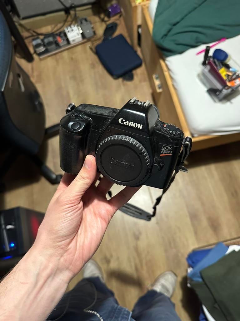Analoge camera Canon EOS Rebel, Ophalen of Verzenden, Zo goed als nieuw, Spiegelreflex, Canon
