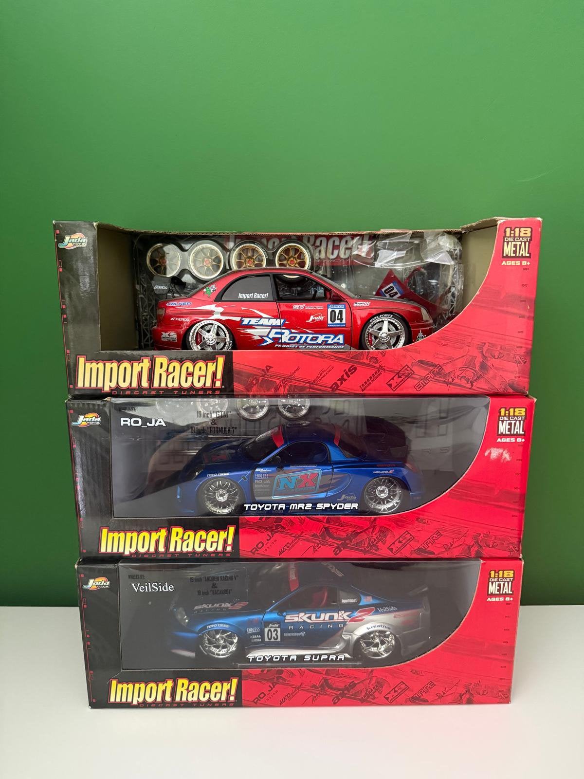 Jada Toys Import Racer! 1/18, Ophalen of Verzenden, Zo goed als nieuw, Auto, Overige merken