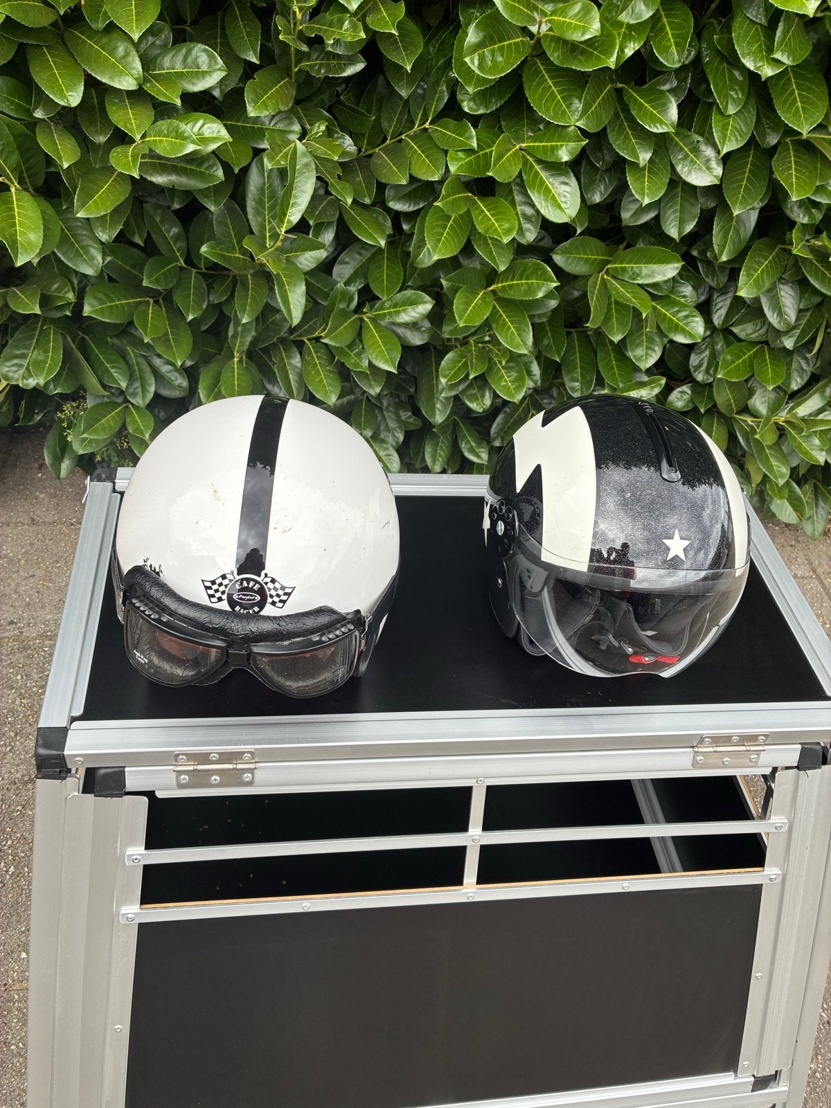 Set van 2 motorhelmen: Jethelm en Overige typen, M, Heren, Jethelm, Tweedehands