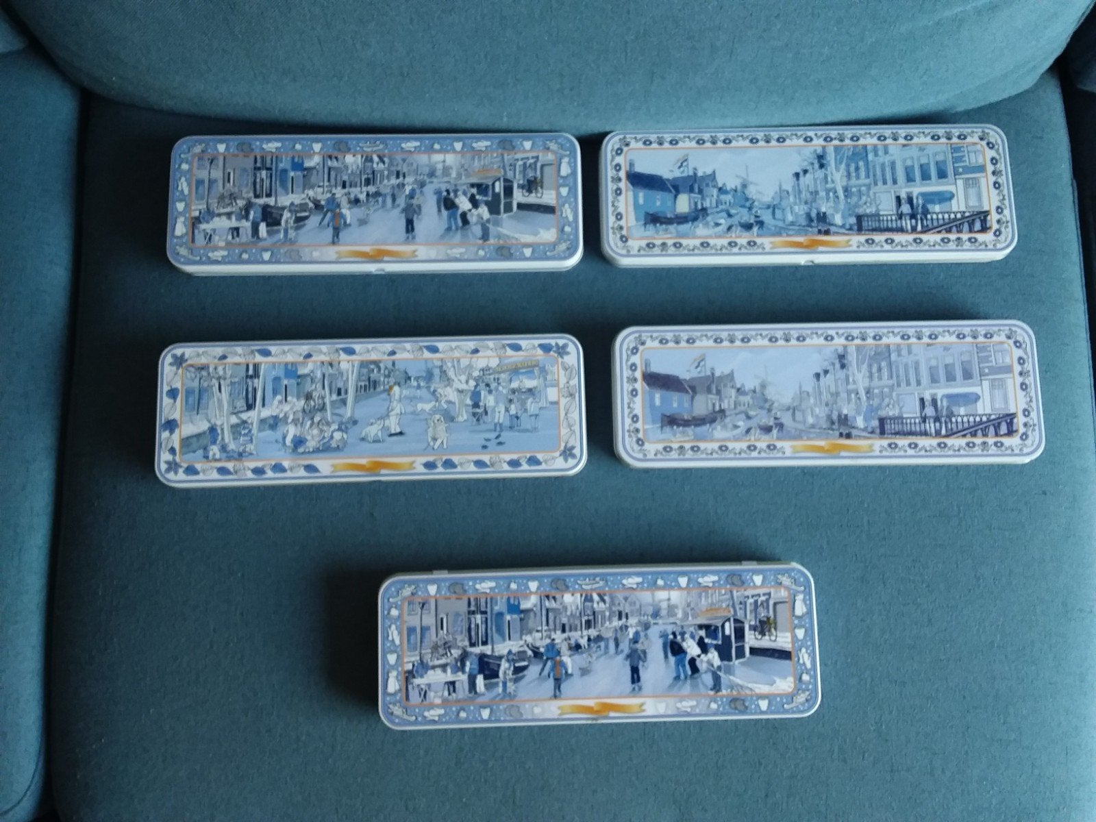 Delftsblauwe blikken van de Postcodeloterij, Ophalen of Verzenden, Zilver