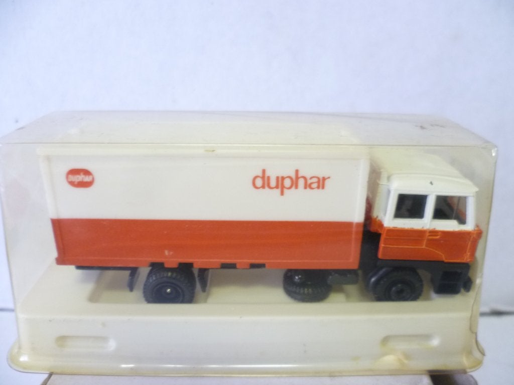 Efsi Toys Daf 3300 reclame opschrift Duphar vrachtauto 9,5cm, Ophalen of Verzenden, Nieuw, Bus of Vrachtwagen, Efsi