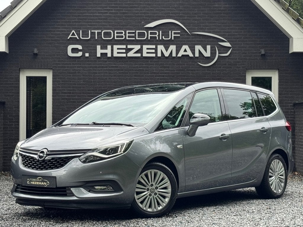 Opel Zafira 1.4 Turbo Business Executive 7p. PANORAMADAK 1E, Voorwielaandrijving, Gebruikt, Zwart, 4 cilinders