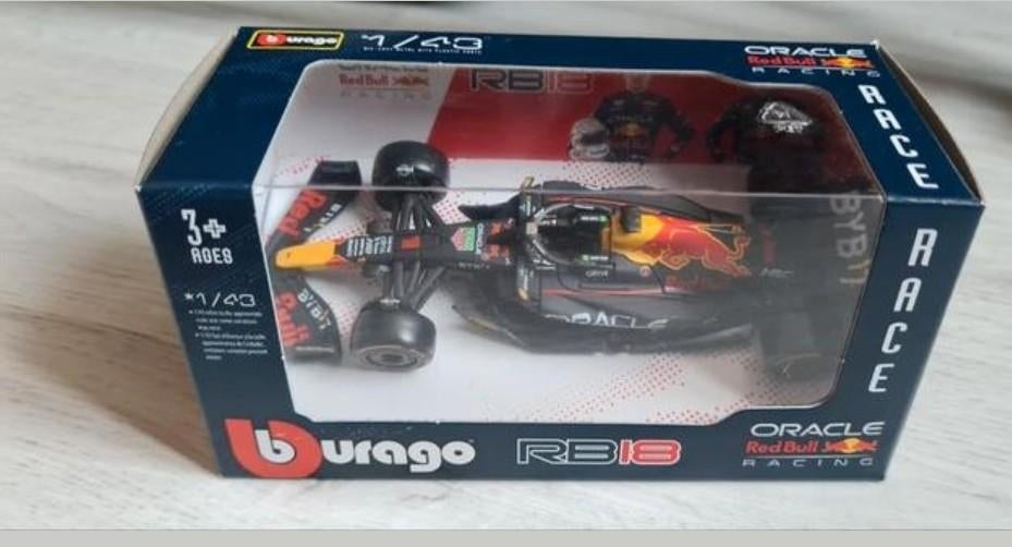 Aanbieding Bburago RB18 MAX VERSTAPPEN 2022 nieuw nu 6,95, Ophalen of Verzenden, Nieuw, Auto, Bburago
