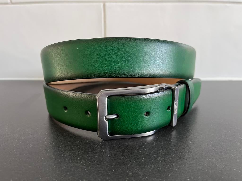 Handpainted riem taillemaat 115cm nieuw, Overige kleuren, Echt leder, Handpainted, Handpainted