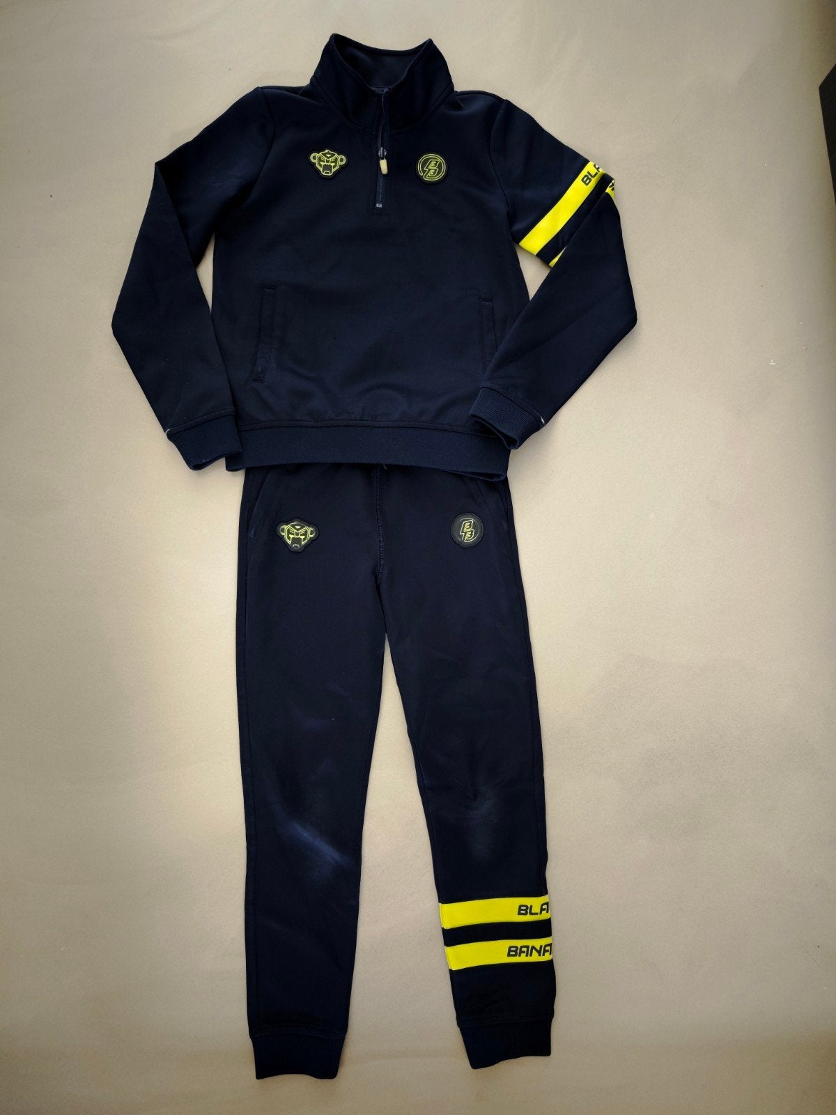 Black Bananas set donkerblauw - maat 128, Ophalen of Verzenden, Zo goed als nieuw, Setje, Jongen