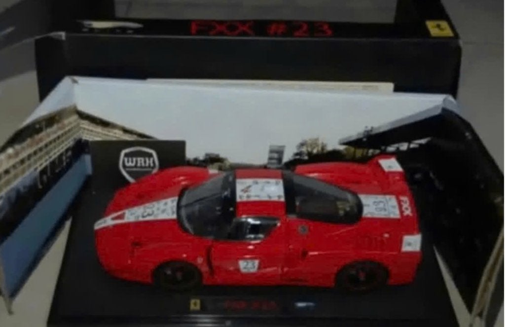 1:18 Ferrari FXX #23 Hotwheels elite in doos WRH, Hobby en Vrije tijd, Verzenden, Zo goed als nieuw, Auto, Hot Wheels