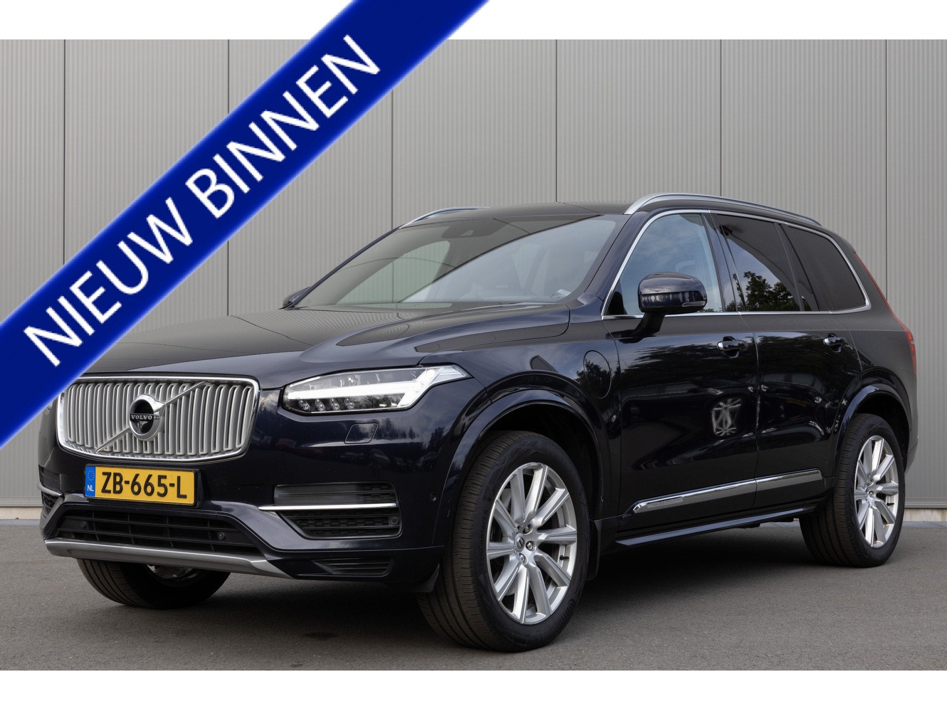 Volvo XC90 2.0 T8 | AWD Inscription | 7 ZITS | PANO | LEDER, Dealer onderhouden, Gebruikt, 1969 cc, Blauw