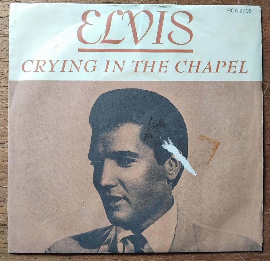 Elvis Presley - Crying in the chapel, JAPAN, misprint, Gebruikt, 7 inch, Single, Ophalen of Verzenden