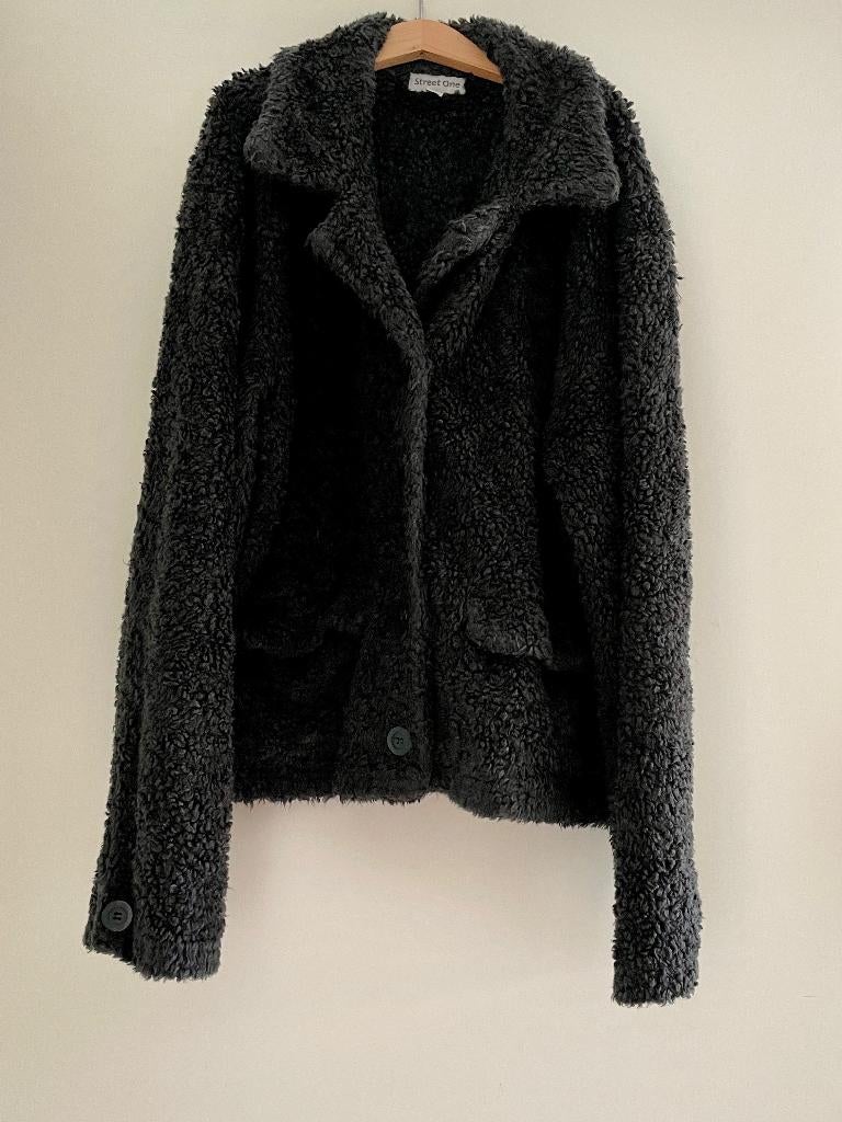 teddy JASJE Street One -maat 38- zwart vest, Kleding | Dames, Truien en Vesten, Maat 38/40 (M), Zwart, Street One, Ophalen of Verzenden