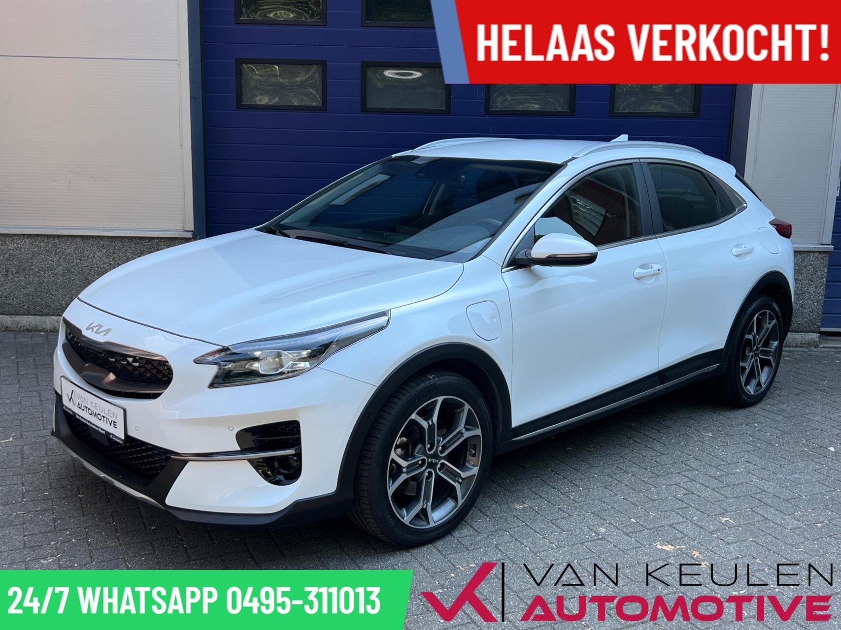 Kia XCeed 1.6 GDi PHEV l ACC l Elektrische stoel l Vol!, Adaptive Cruise Control, Gebruikt, Zwart, Leder en Stof