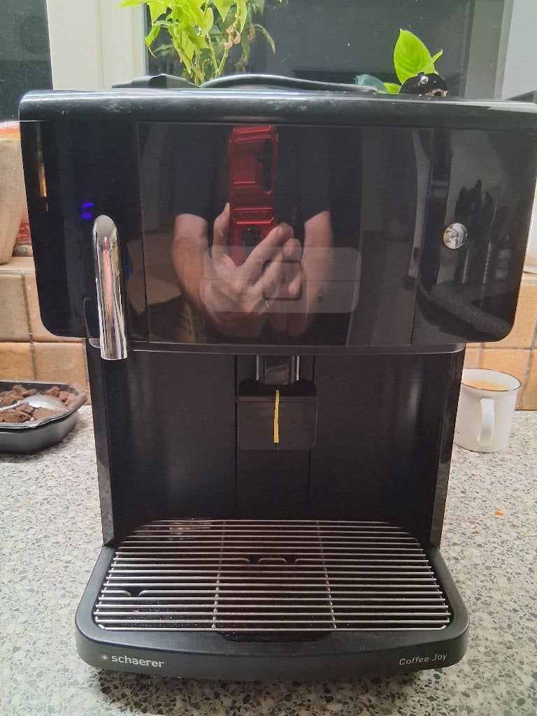 Schaerer Coffee Joy volautomatische espressomachine, Ophalen, Kunststof, Zwart, Overige merken
